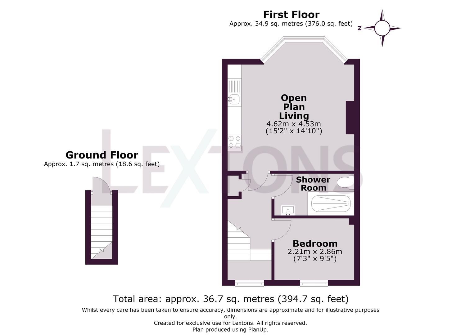 Top Floor Flat, 144, Westbourne Street, Hove floorplan