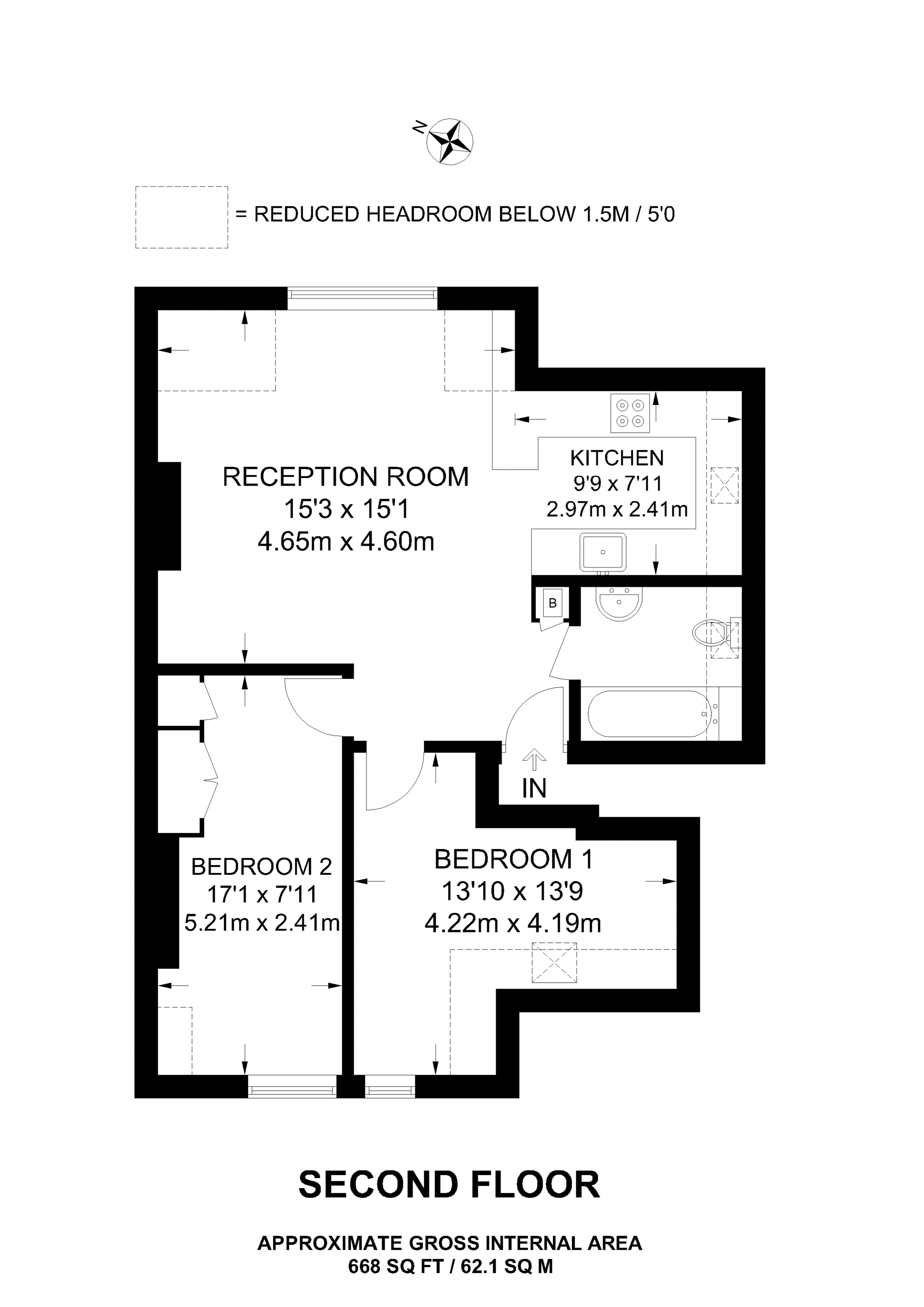 2 Bedrooms Flat for sale in Finchley Road, Hampstead NW3