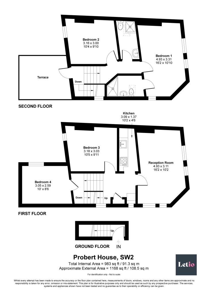 Probert Road, Brixton floorplan