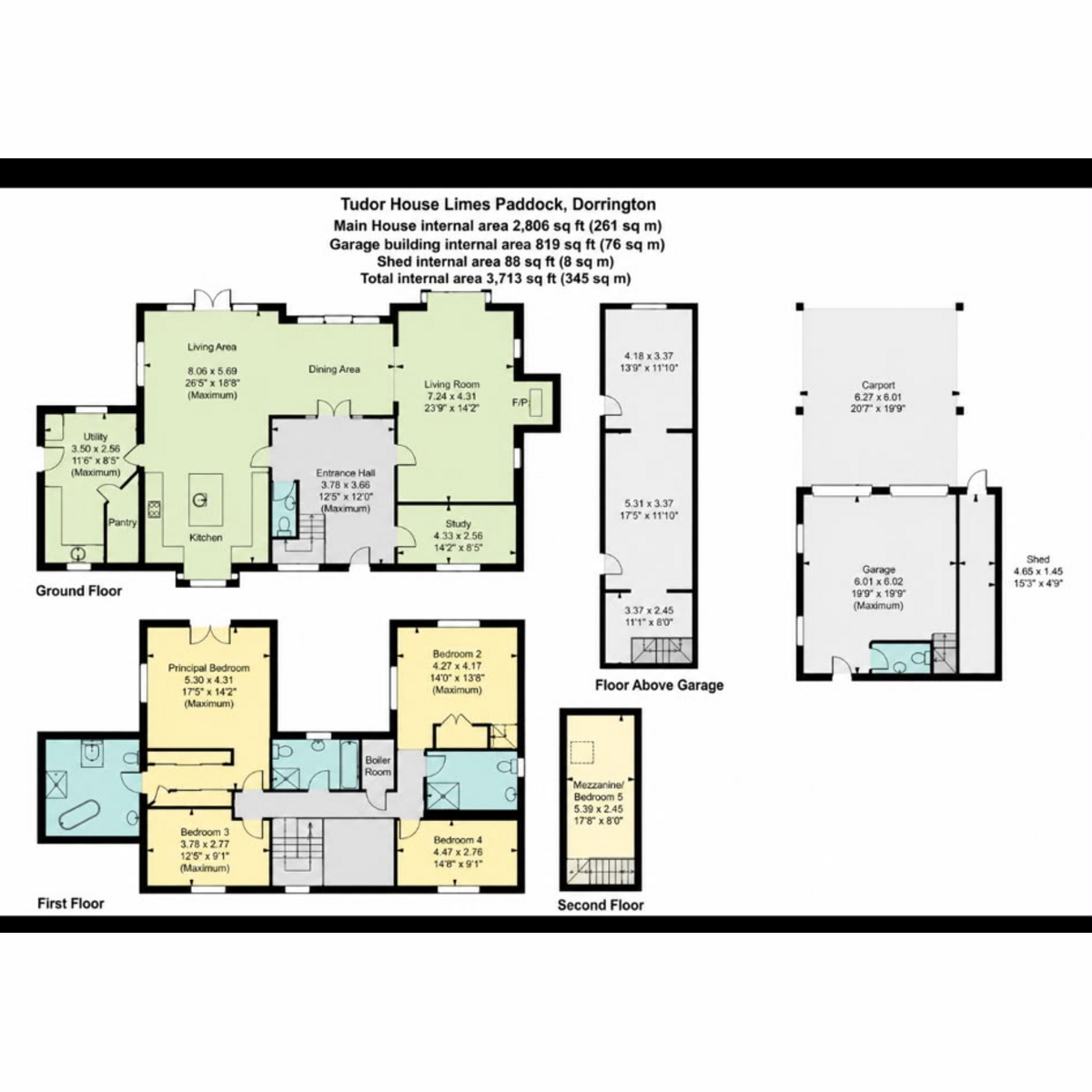 Tudor House, Limes Paddock, Shrewsbury floorplan