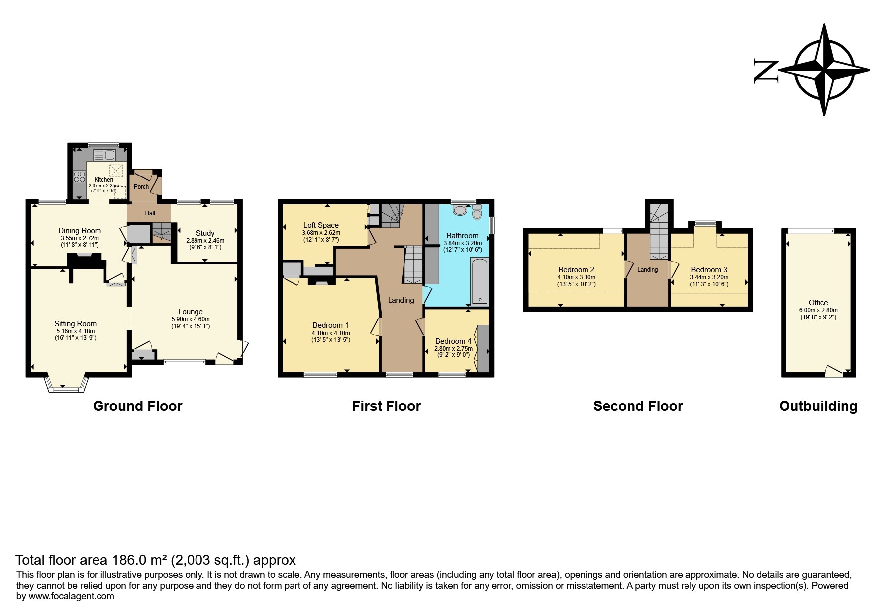 The Old Post Office,, 62 West Street, Harrietsham, Maidstone floorplan