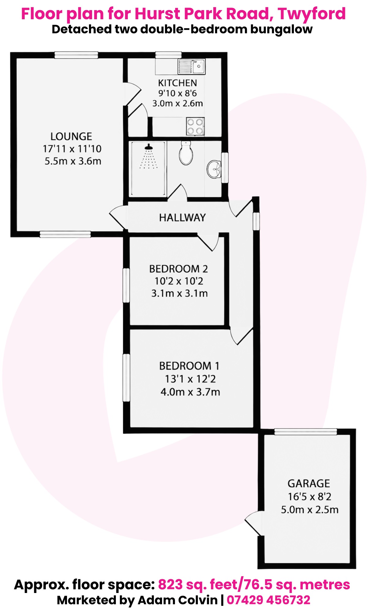 83 Hurst Park Road, Twyford, Berkshire floorplan
