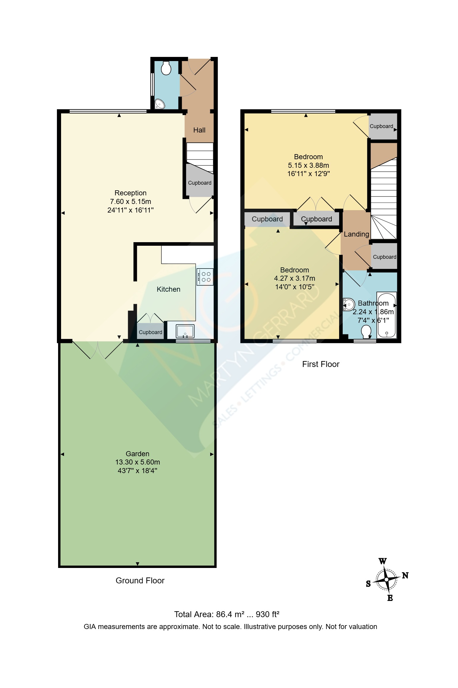 94, Heath View, London floorplan