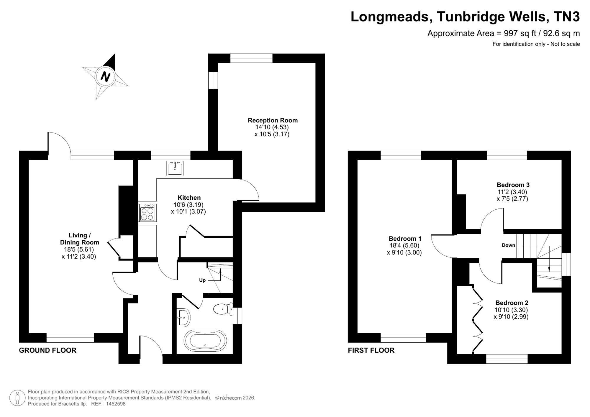 52 Longmeads, Tunbridge Wells floorplan