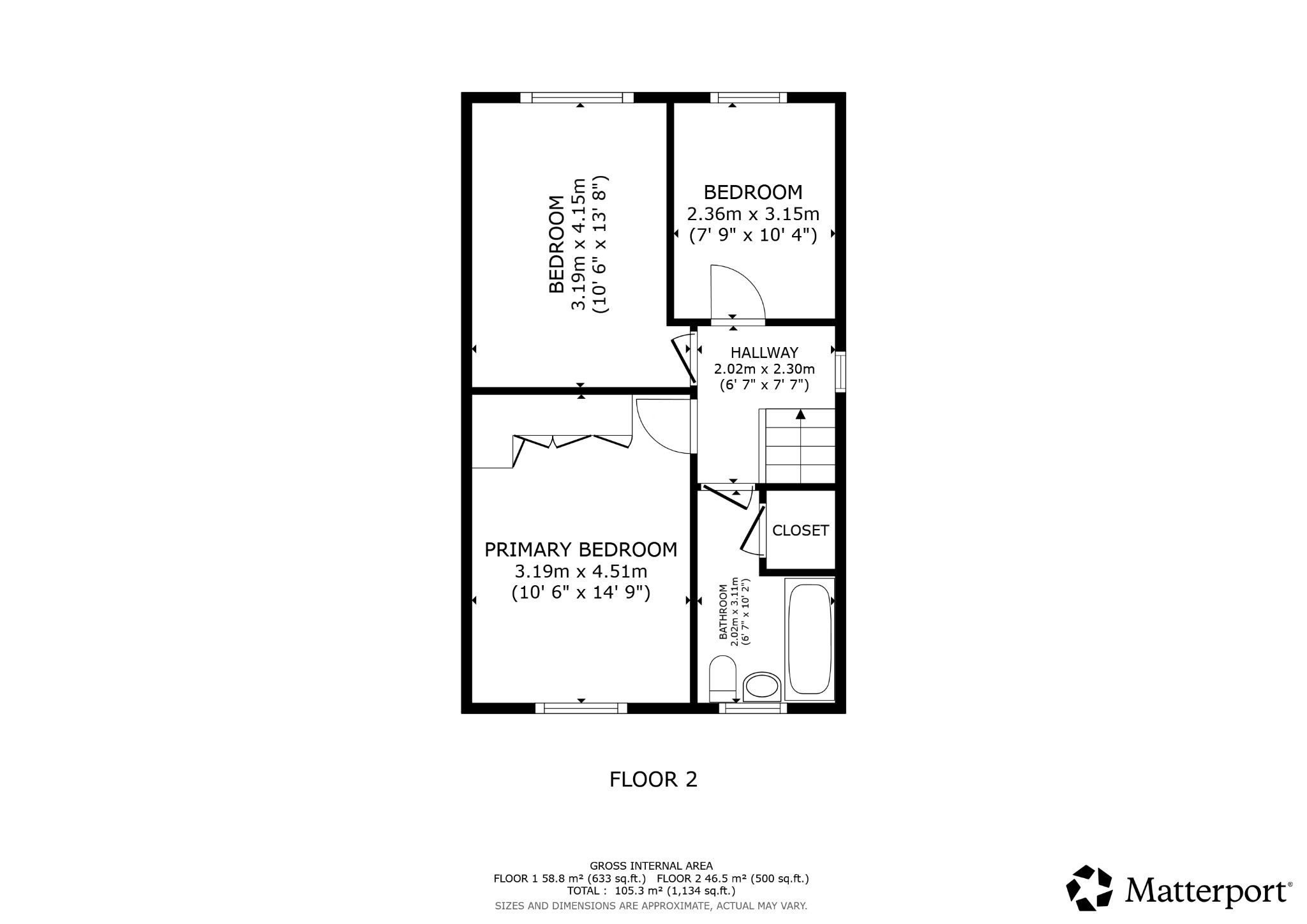 11, Partridge Close, Washington, Tyne and Wear, NE38 0ES floorplan