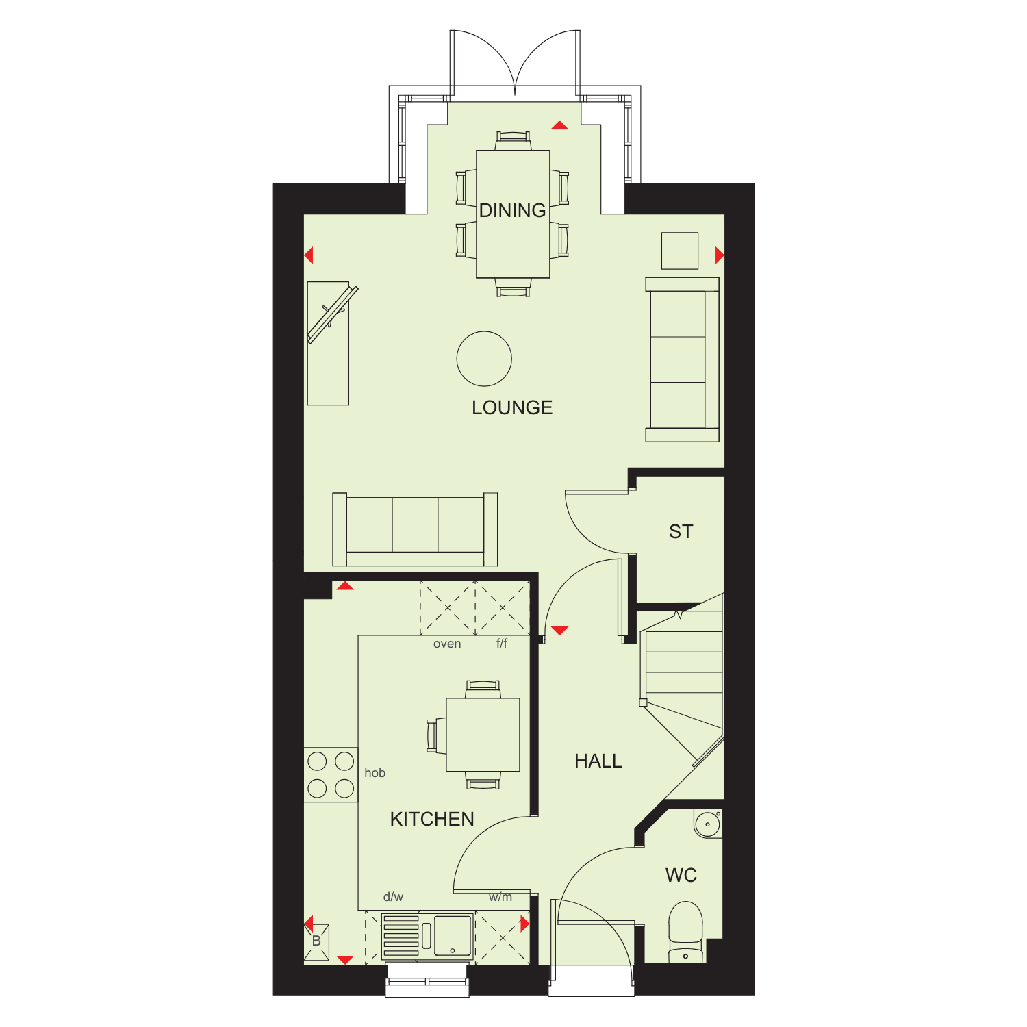 H8832518, Southern Cross, Wixams, Bedford floorplan