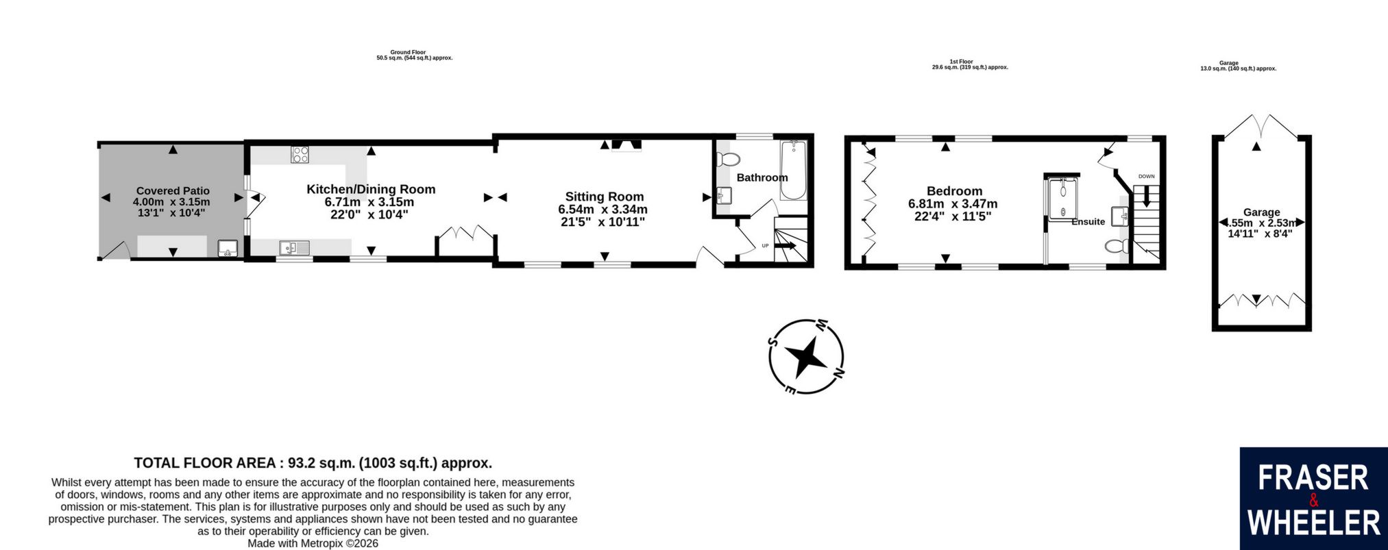 1, Staplake Mount Cottages, Starcross floorplan