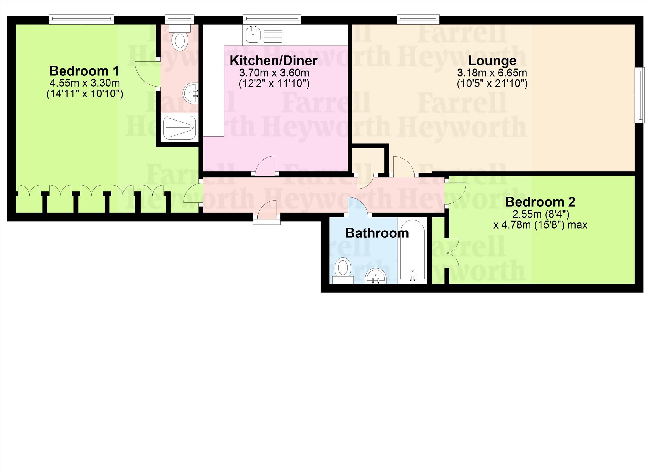 2 Bedrooms Flat for sale in Archery Gardens, Preston PR3