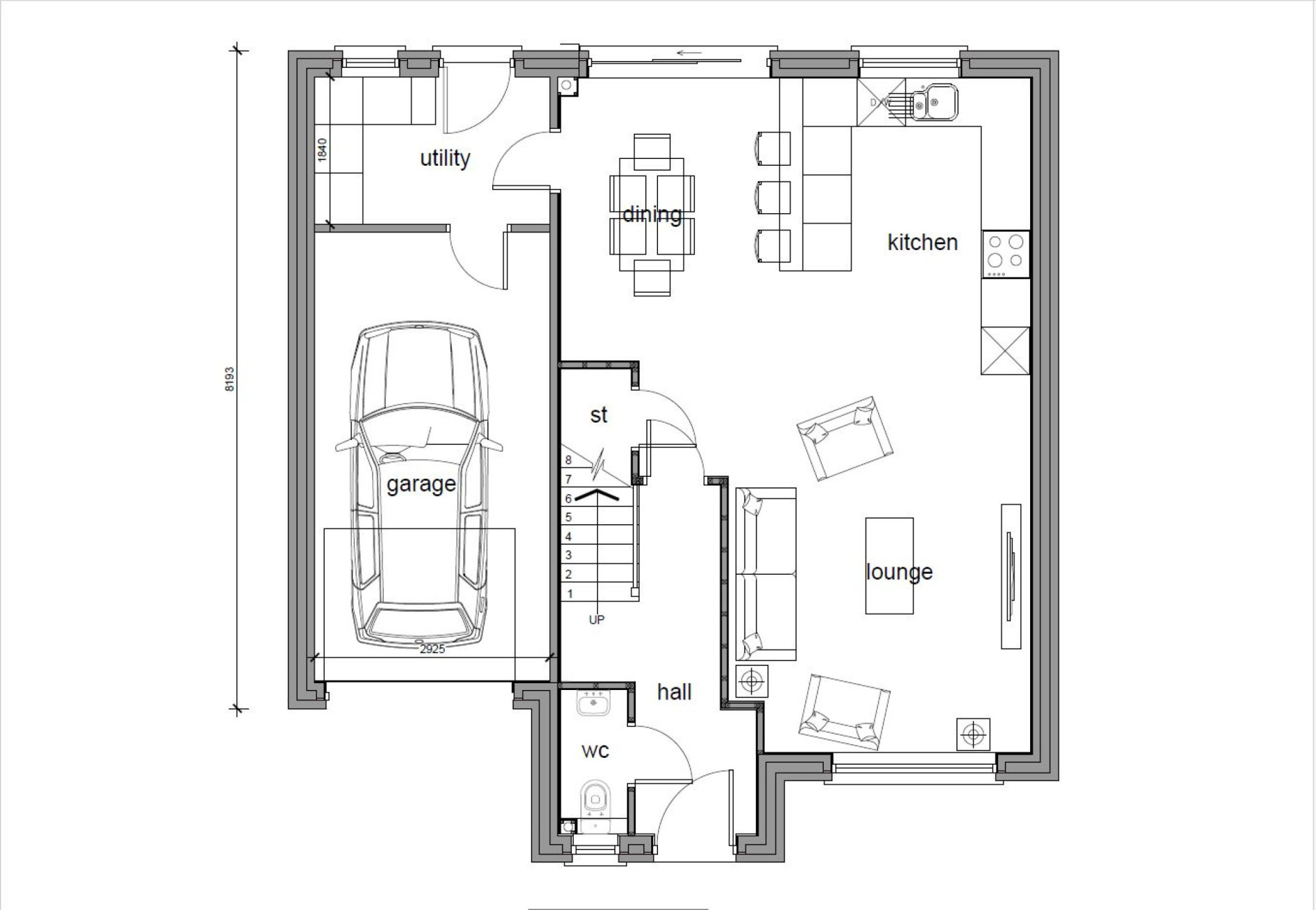 Plot 27 Oatlands,Oatlands Road, Andreas floorplan