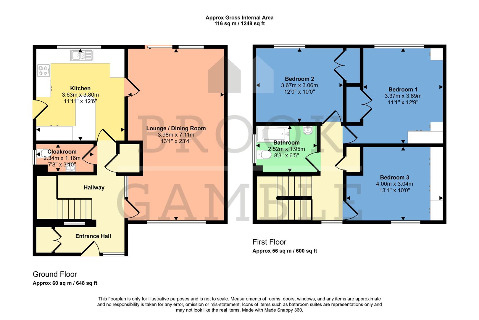 4, Old Mansion Close, Eastbourne floorplan