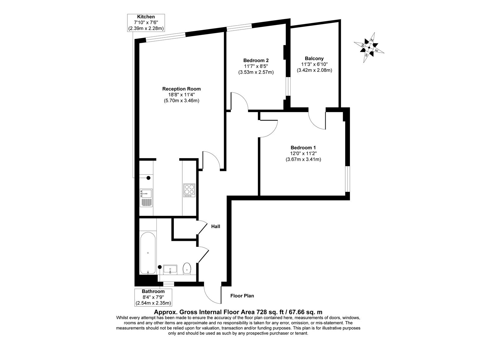 Flat 00 Haggerston Studios, 284, Kingsland Road, London floorplan