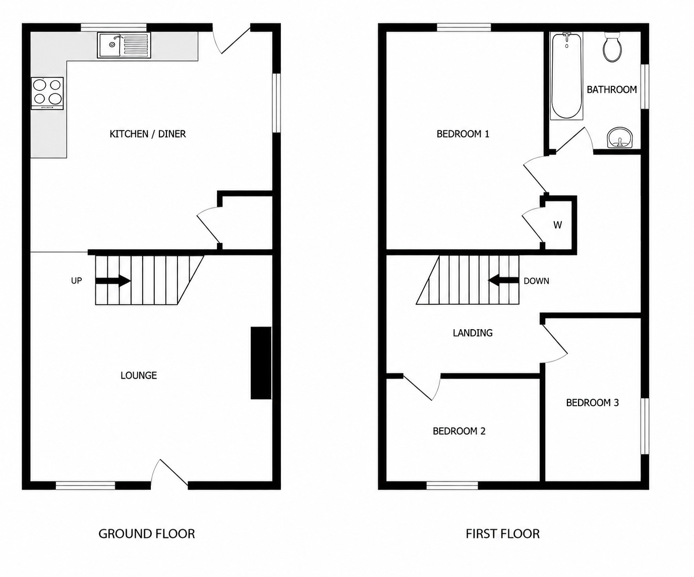 43, High Street, Great Yarmouth floorplan