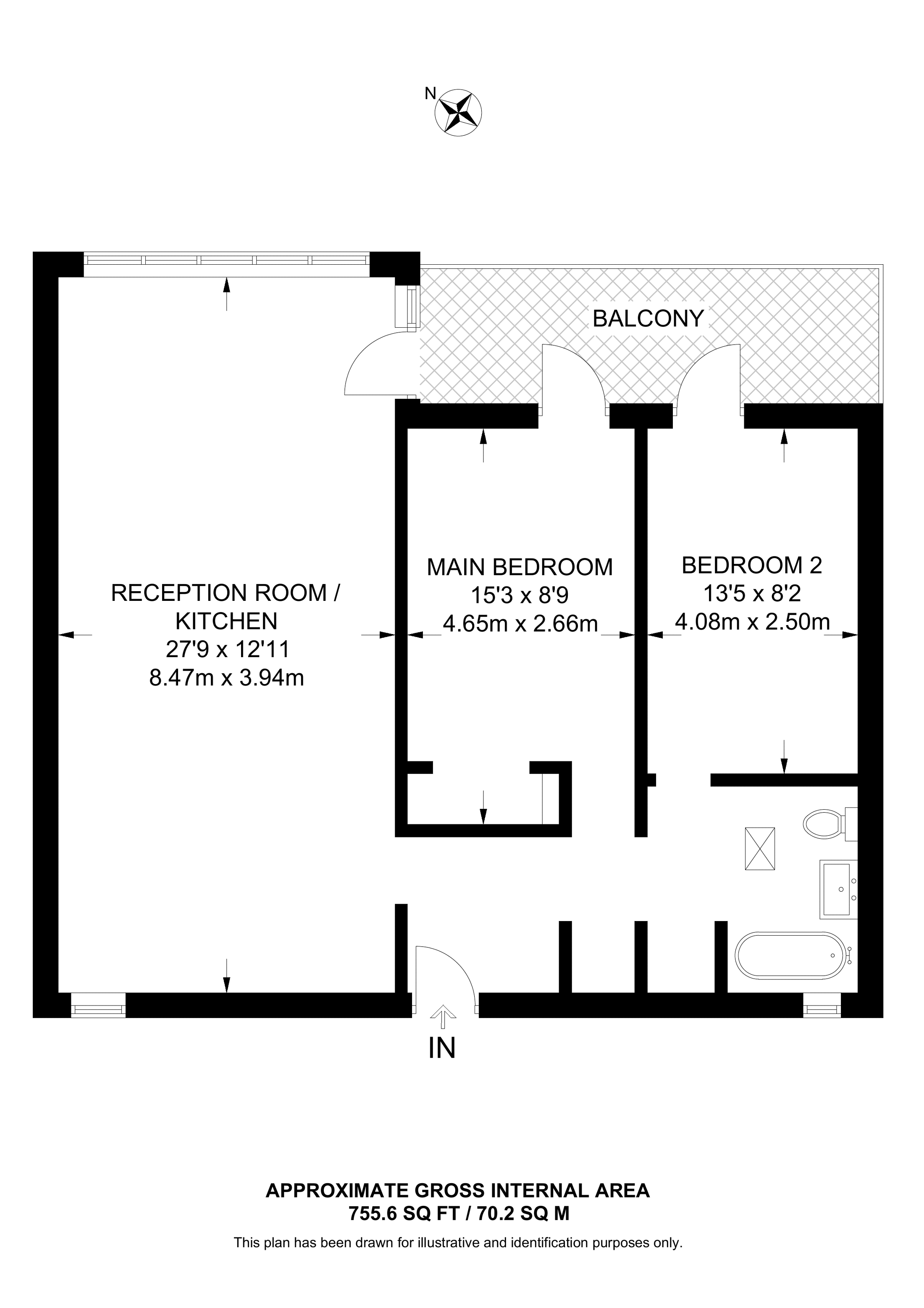 Brunswick Centre, Bloomsbury floorplan