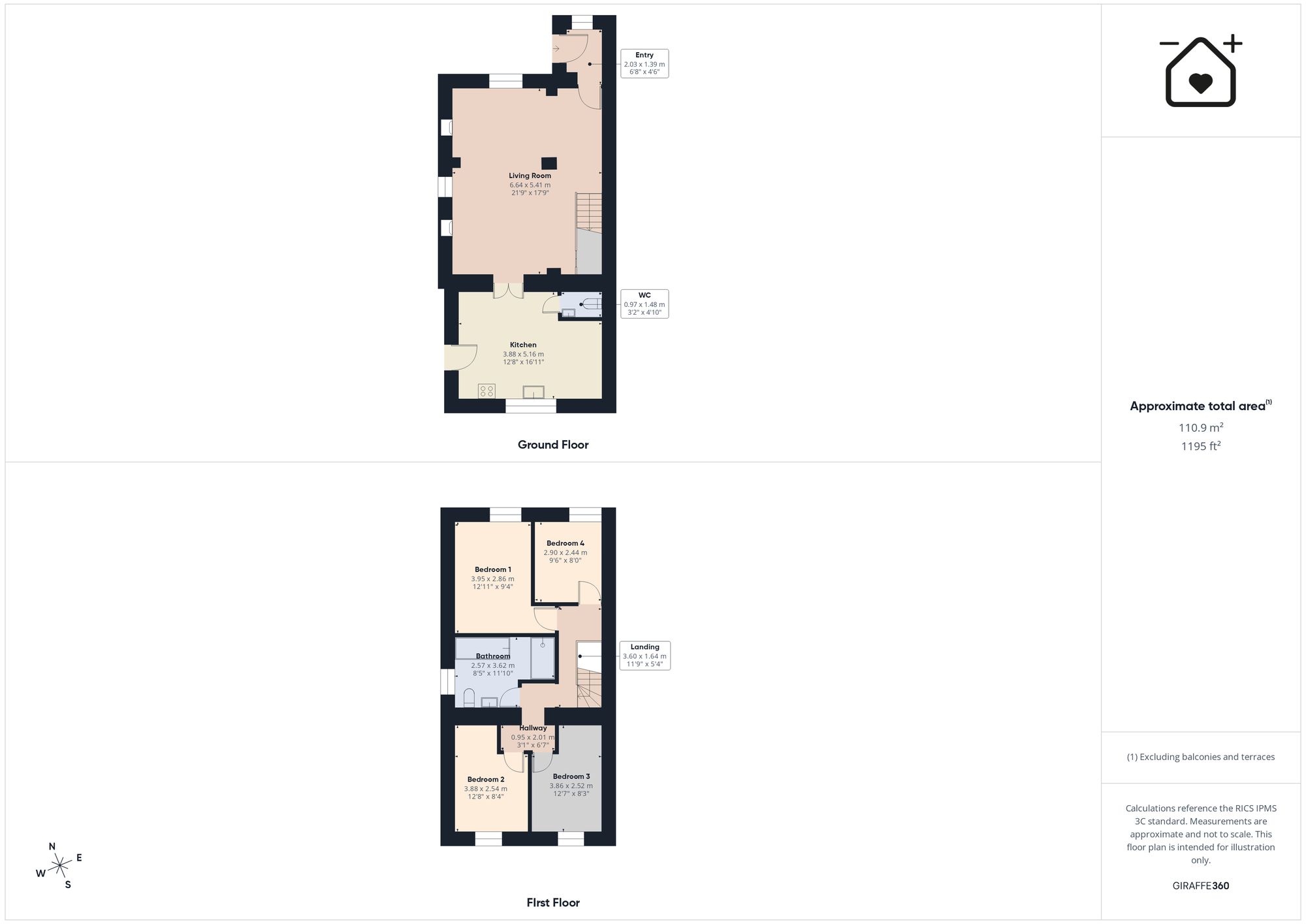 2 Castle View The Bridge, Narberth floorplan