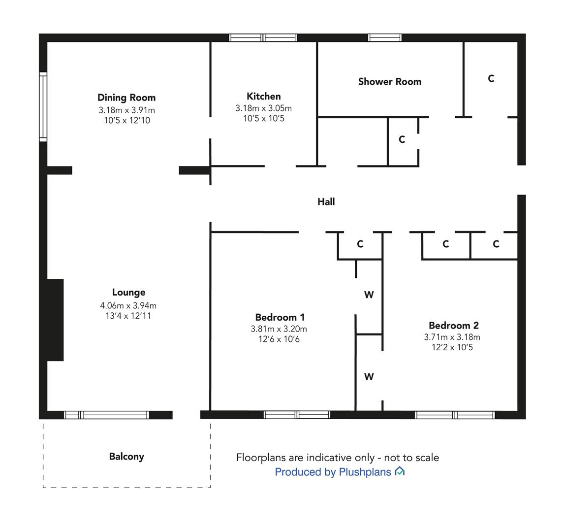 1A, Tigh Na Mara, Wemyss Bay floorplan