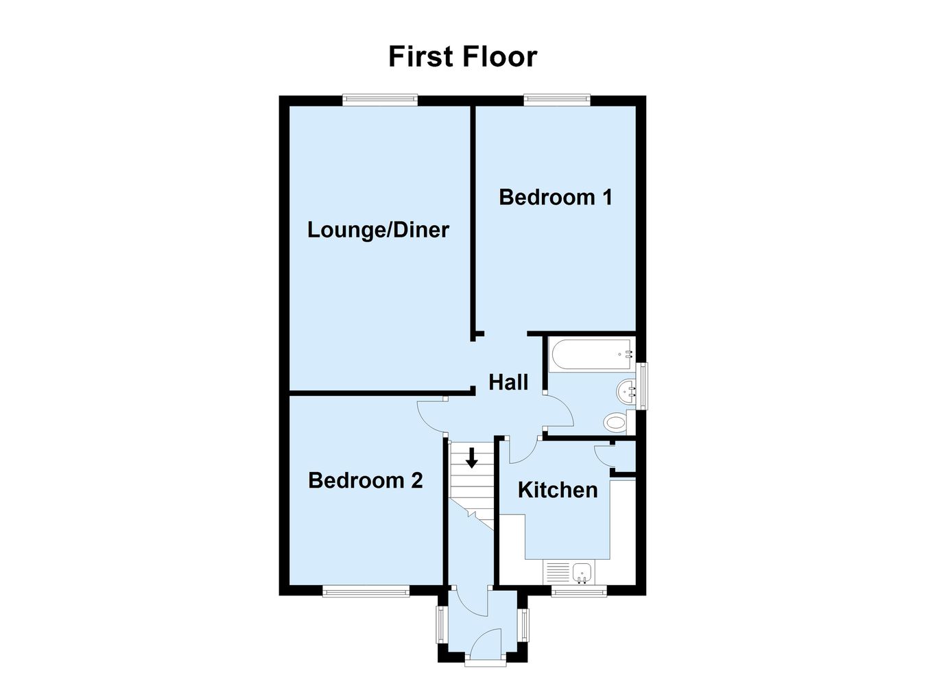 27, Rushmore Close, Bromley floorplan