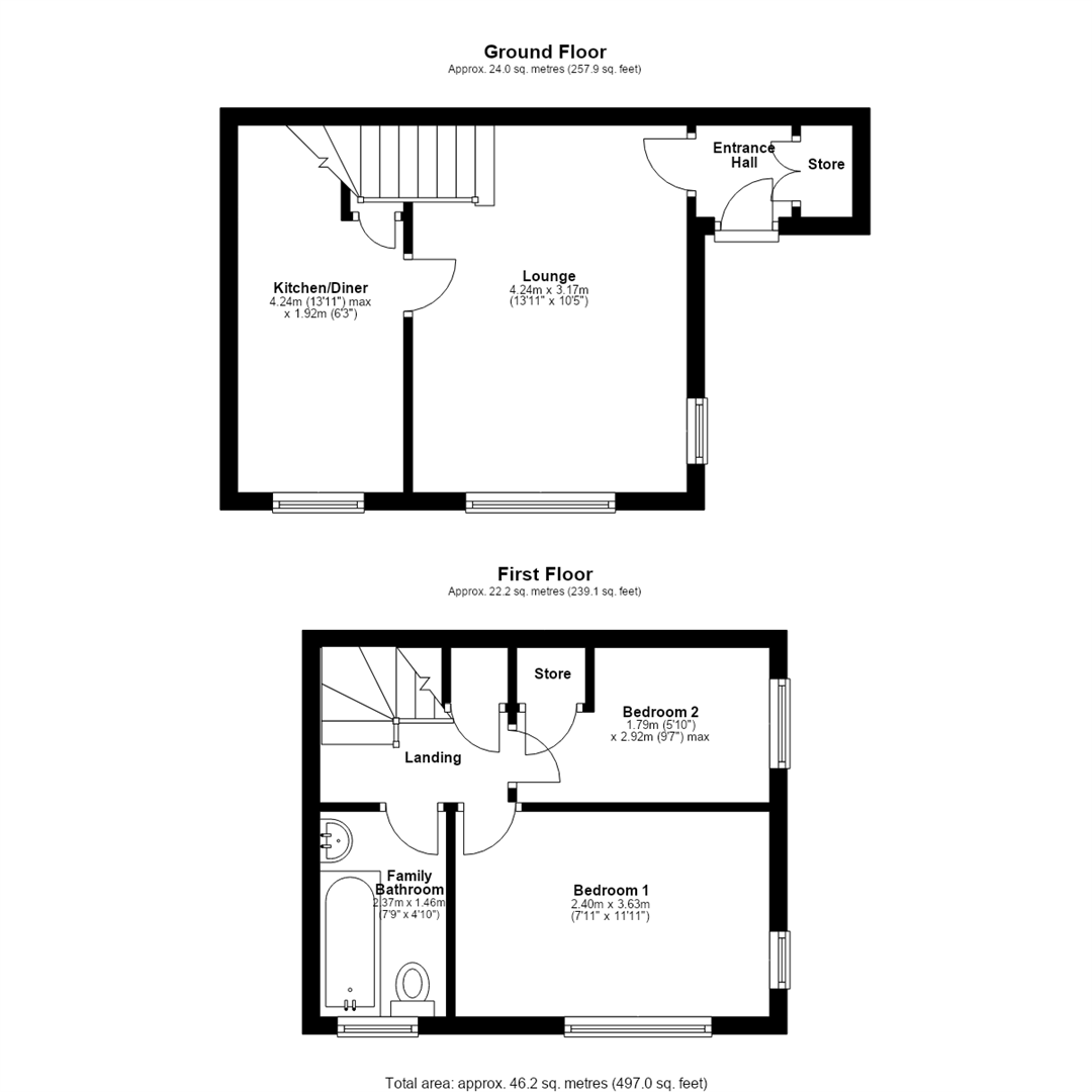 1, Bassett Close, Selby floorplan
