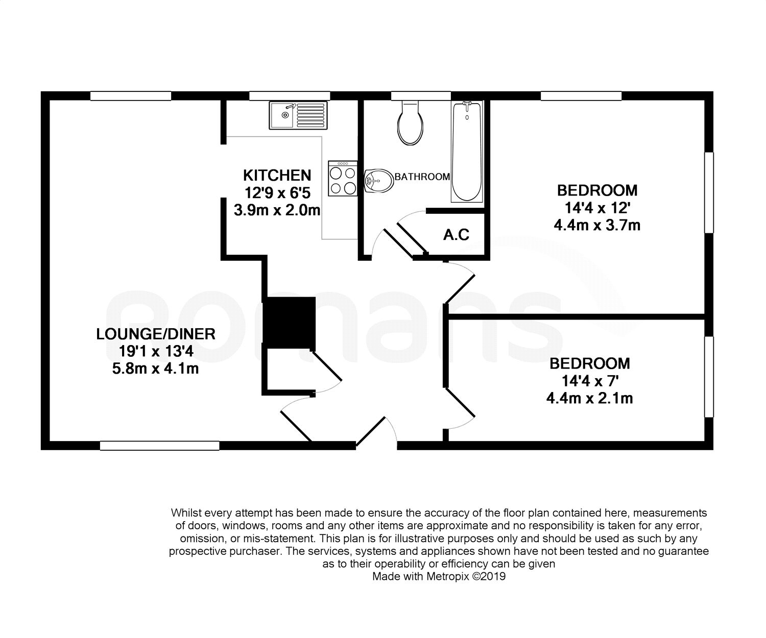 2 Bedrooms Flat for sale in Hawley Court, 298-304 Fernhill Road, Farnborough GU14