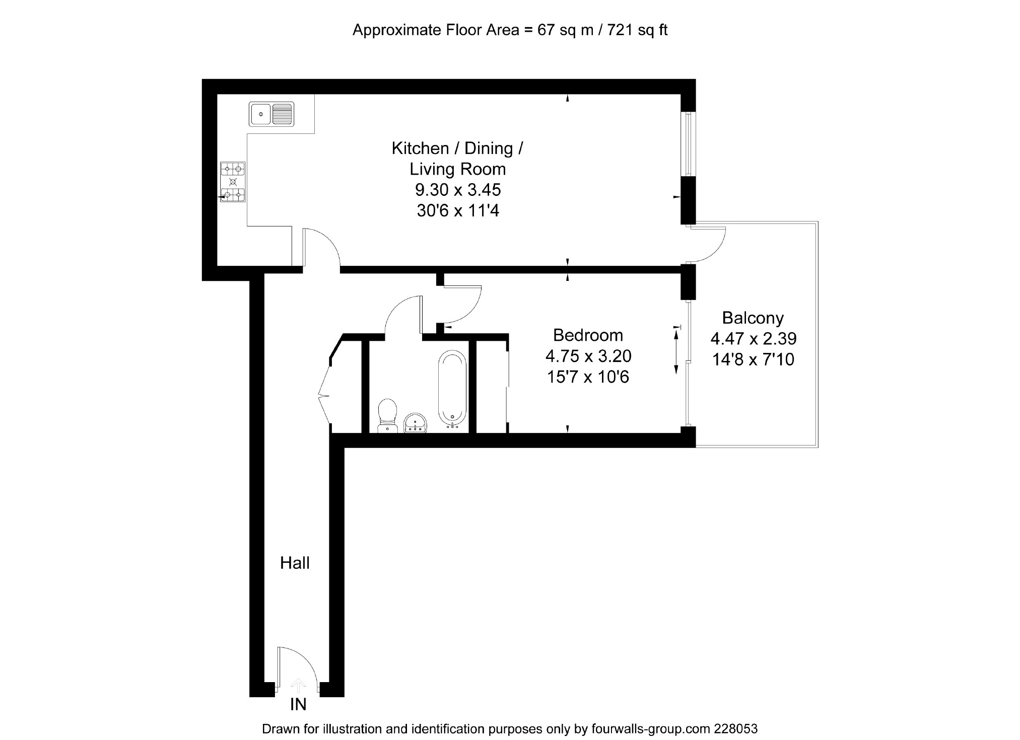 1 Bedrooms Flat for sale in Southmead House, Kingman Way, Newbury, Berkshire RG14