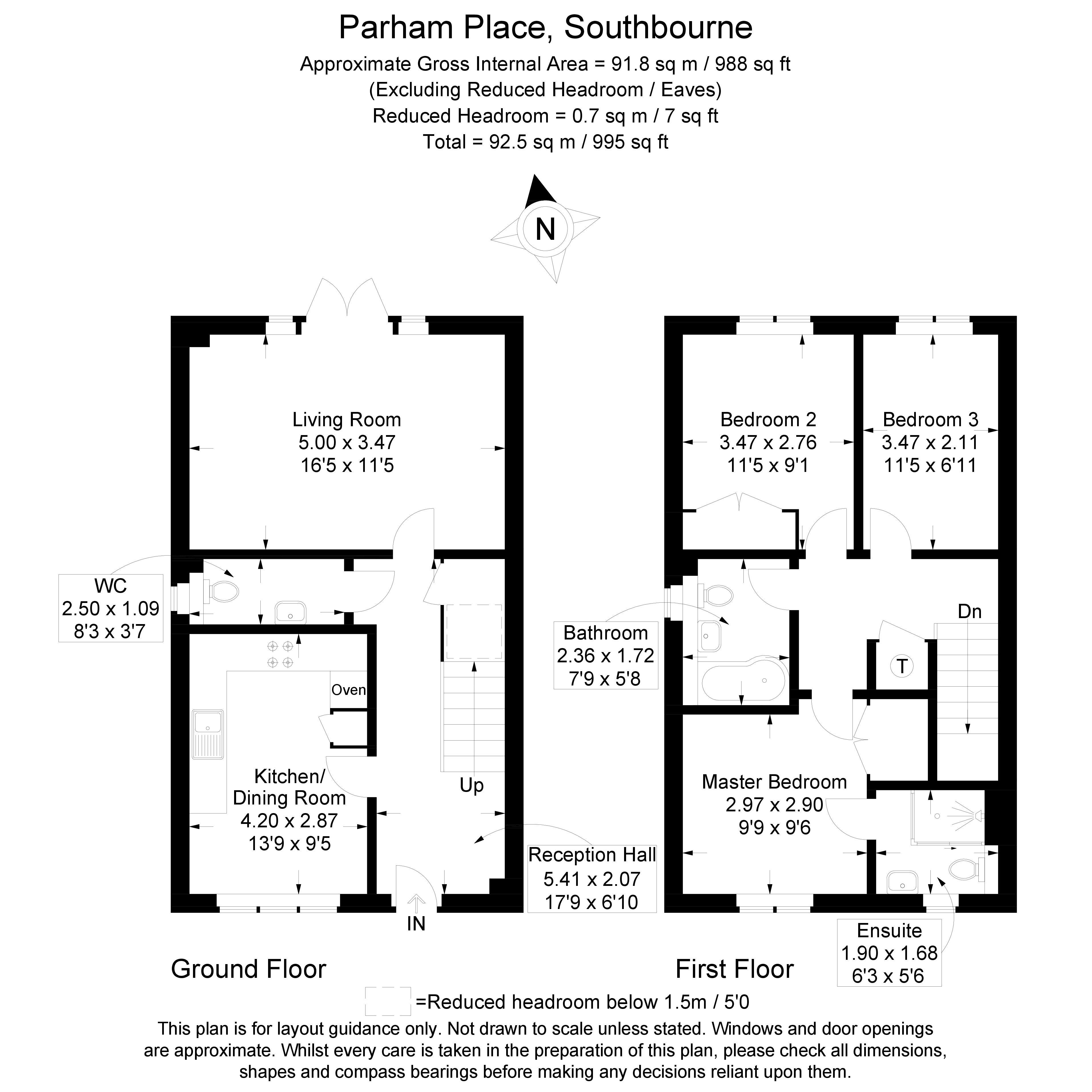 4, Parham Place, Emsworth floorplan