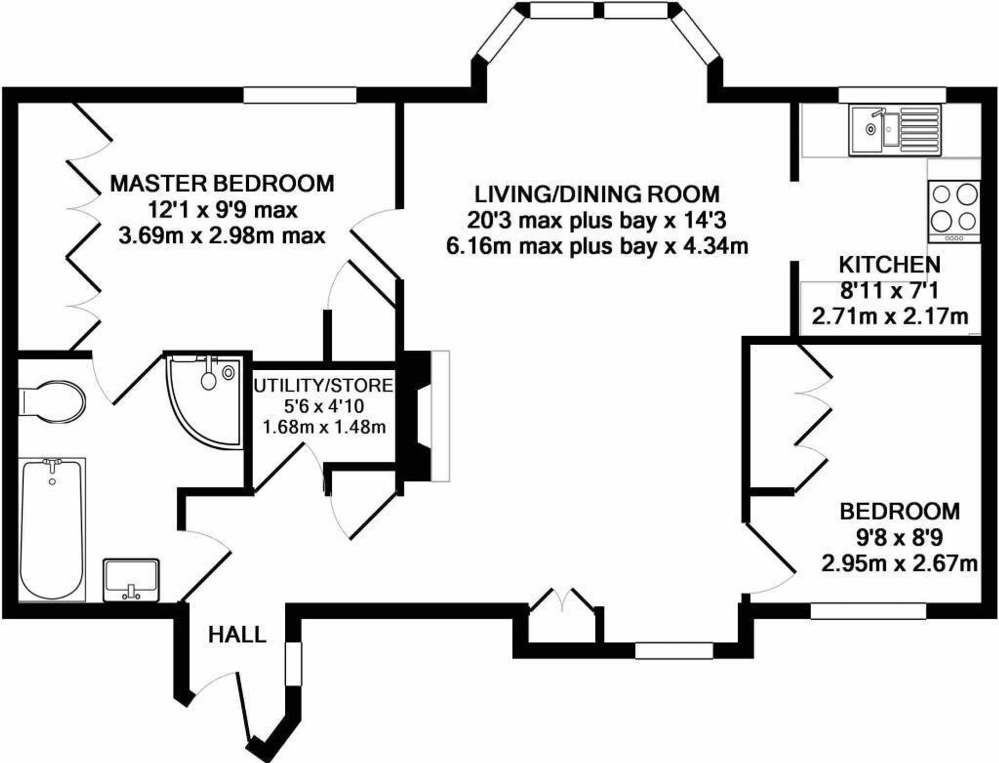 Flat 20 Barclay Hall, Barclay Park Hall Lane, Knutsford floorplan
