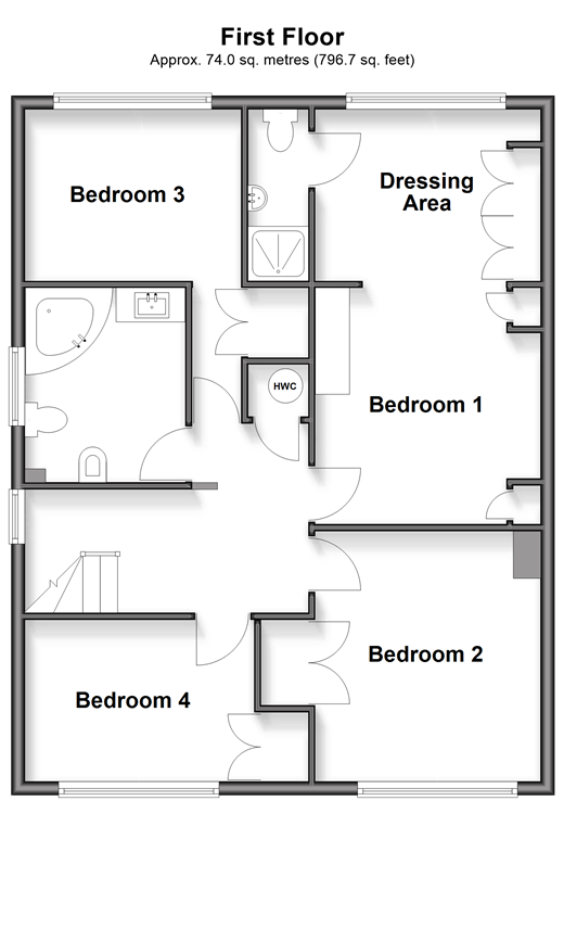Plovers Mead Wyatts Green, Brentwood floorplan