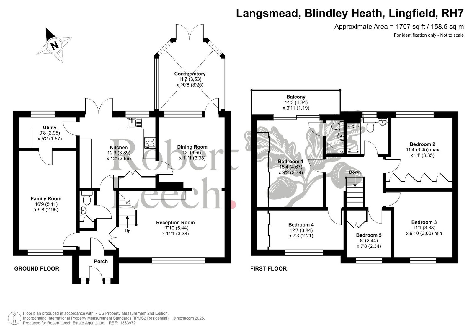 13, Langsmead, Lingfield floorplan