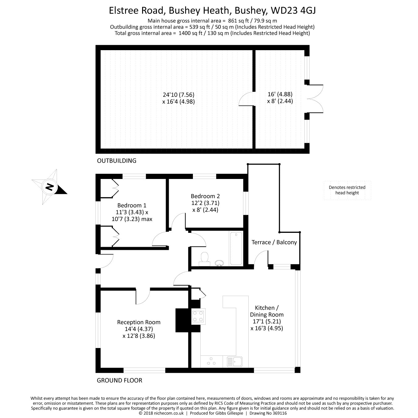 2 Bedrooms Detached bungalow for sale in Elstree Road, Bushey WD23