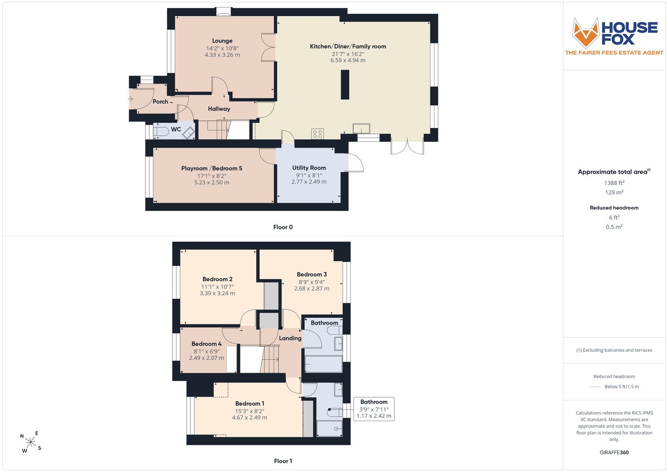 118, Becket Road, Worle, Weston-Super-Mare floorplan
