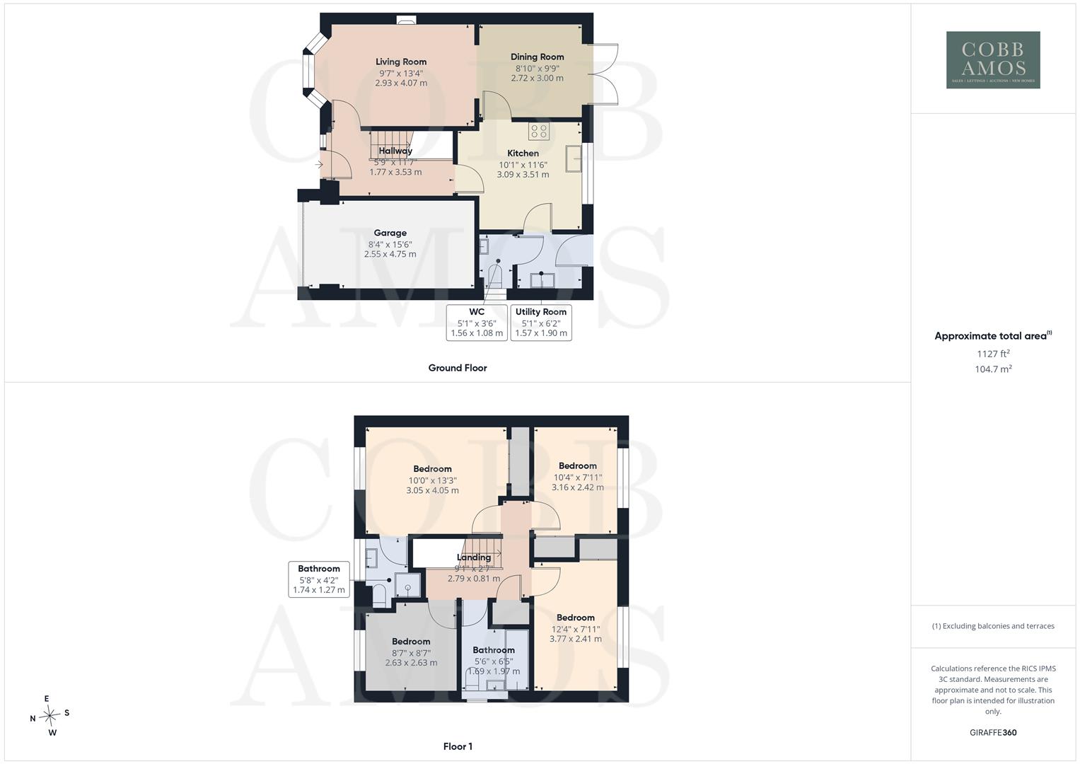 3, Ballard Close, Ludlow floorplan