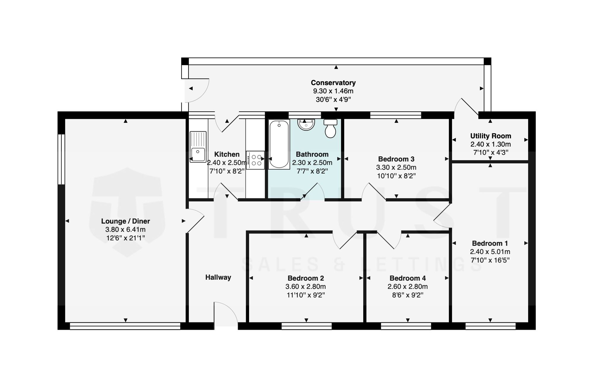 3 Eastfield Road, Mirfield floorplan