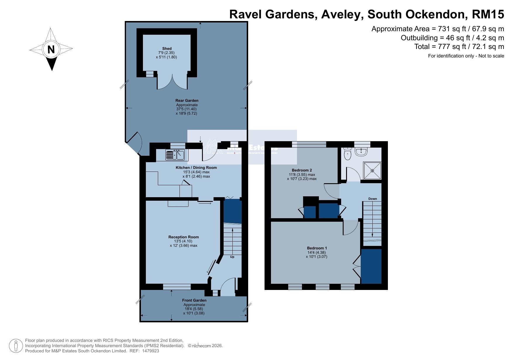 70 Ravel Gardens, Aveley, Essex floorplan