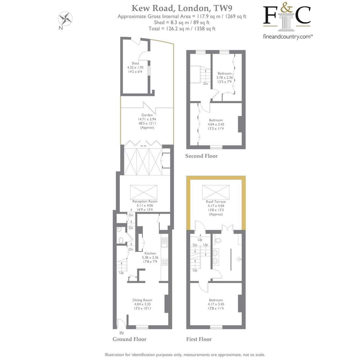 68, Kew Road, Richmond floorplan