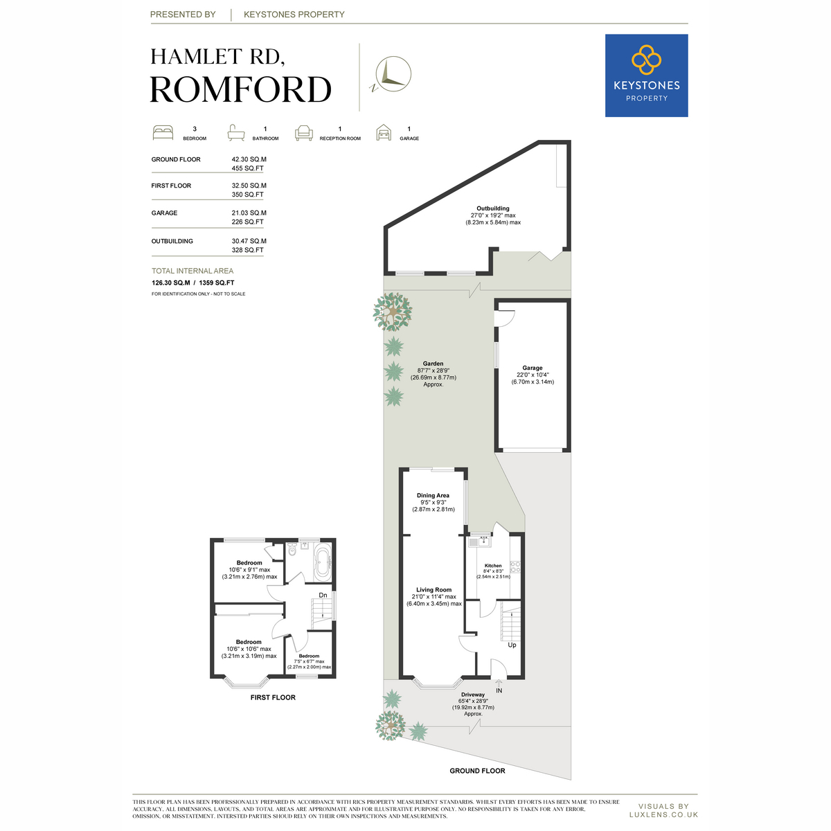 36, Hamlet Road, Romford floorplan
