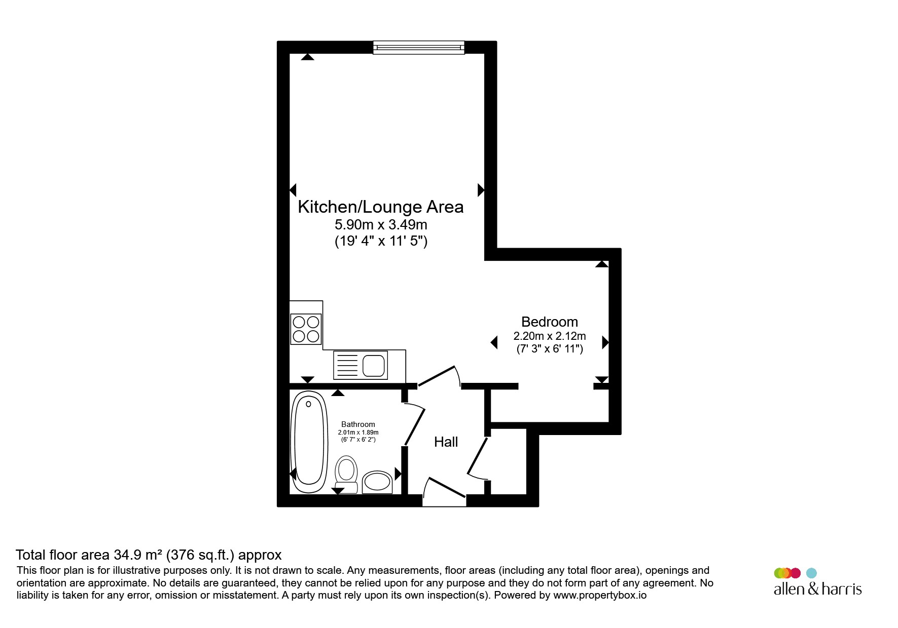 175, Hansen Court, Heol Glan Rheidol, Cardiff floorplan