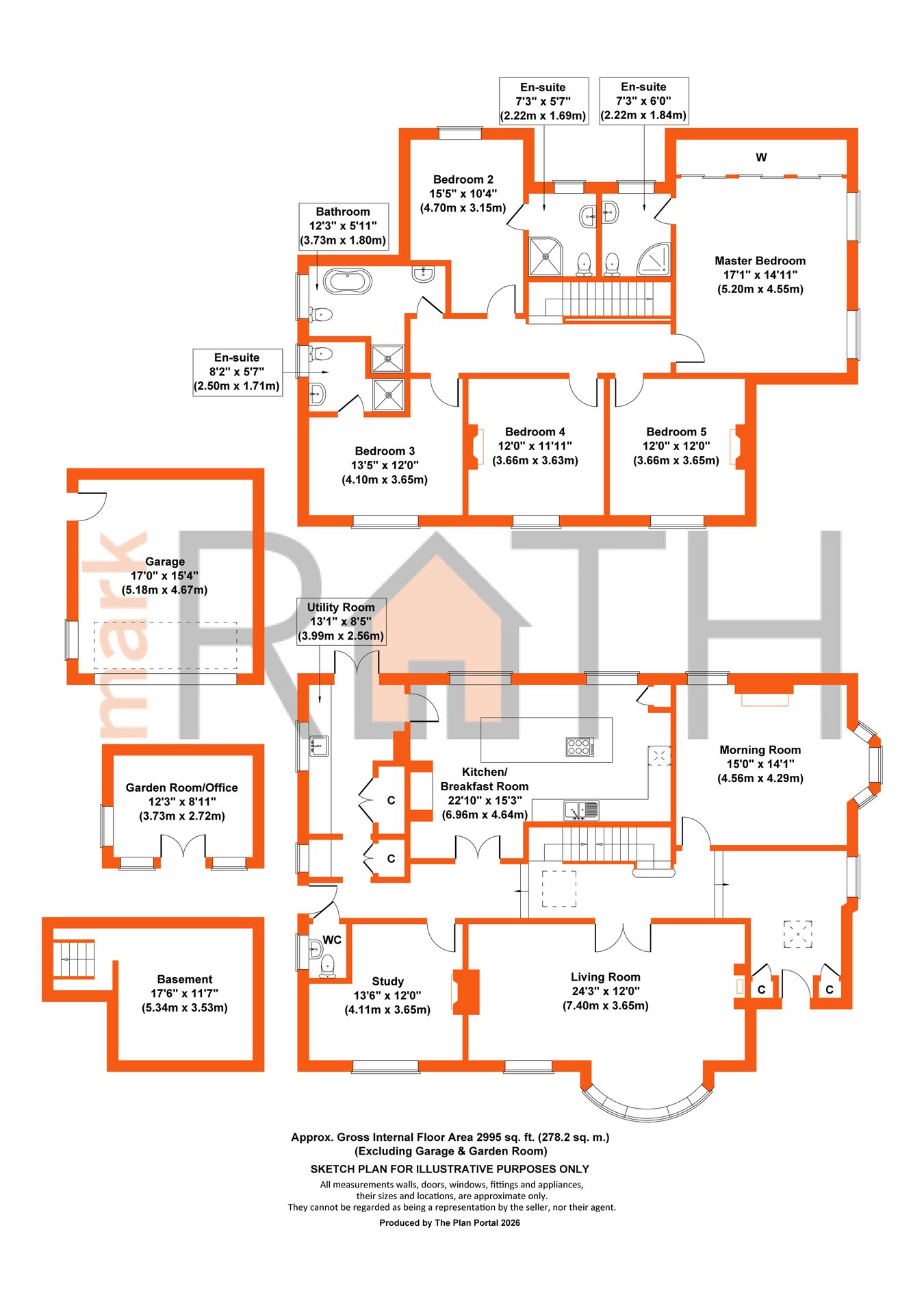 13, Milton Road, Wokingham floorplan