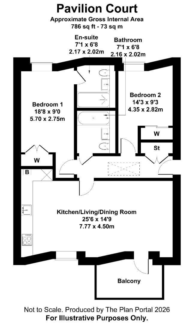 Pavilion Court, Ealing floorplan