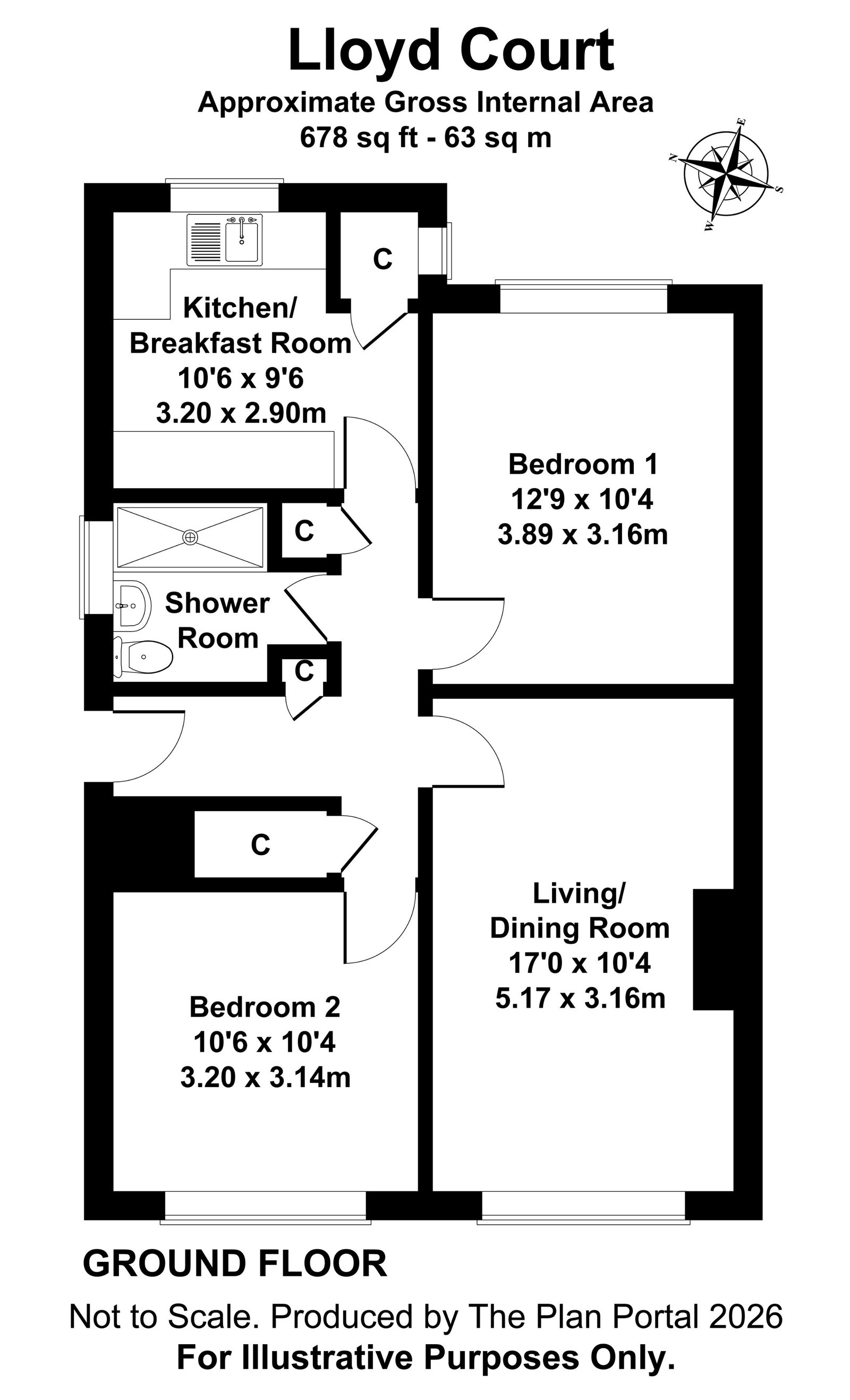 8, Lloyd Court, Pinner floorplan