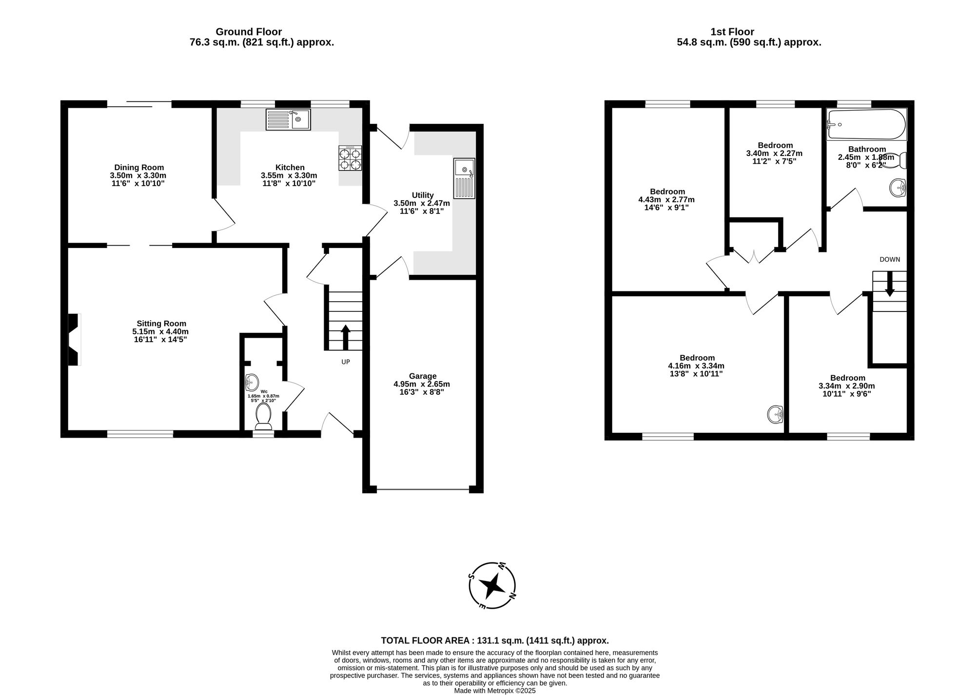 22 Lea Mount Close, Dawlish floorplan