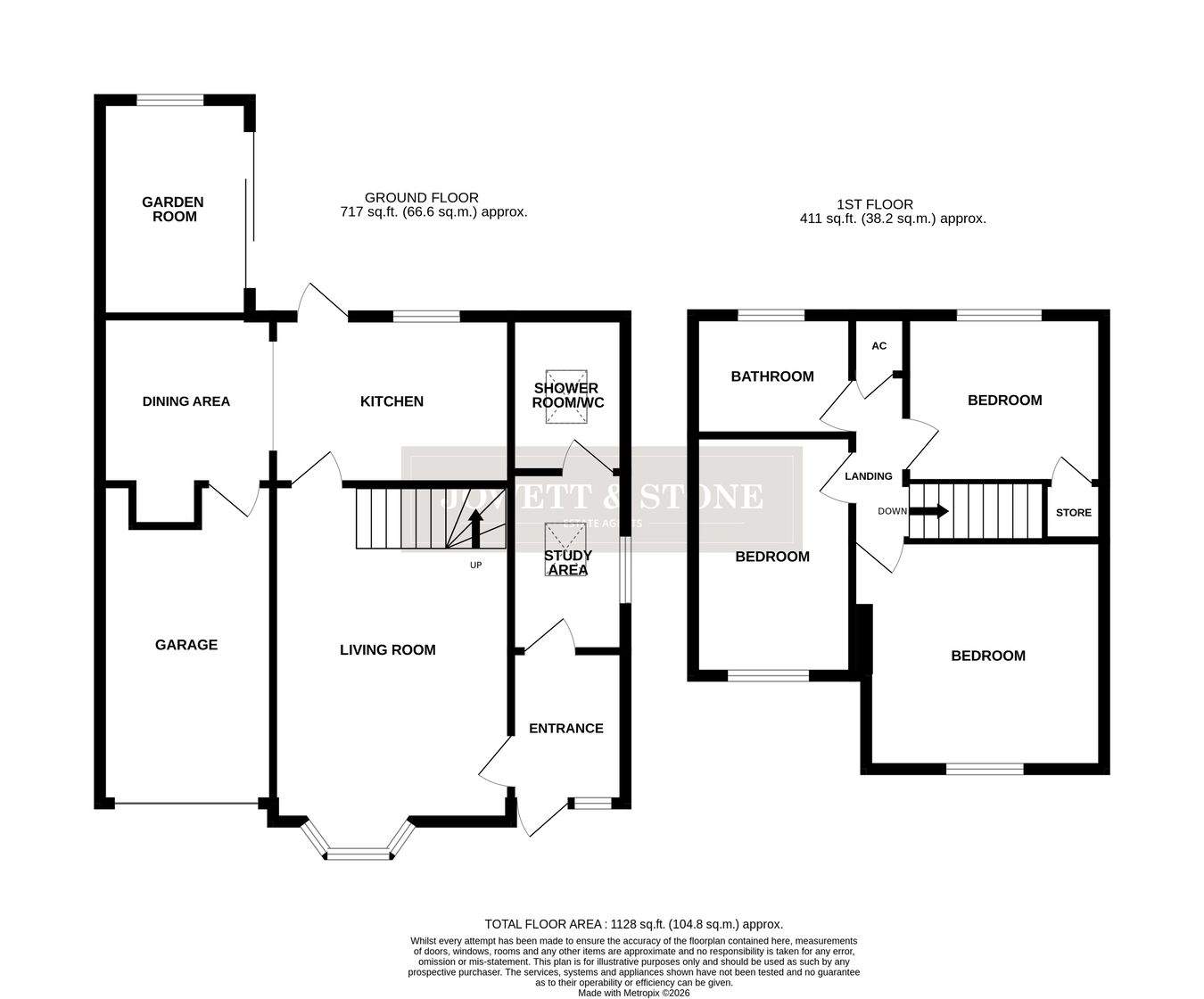 23, Coales Avenue, Leicester floorplan