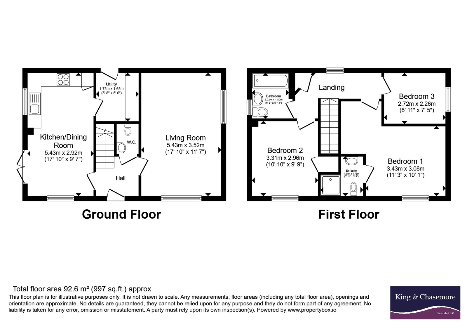 2, Hill Road, Chichester floorplan