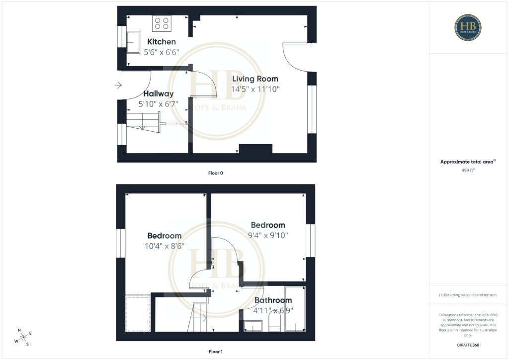 23, Endeavour Court, Larpool Lane floorplan