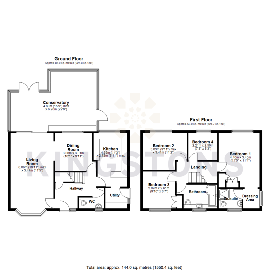 21, St. Athan Close, Melksham floorplan
