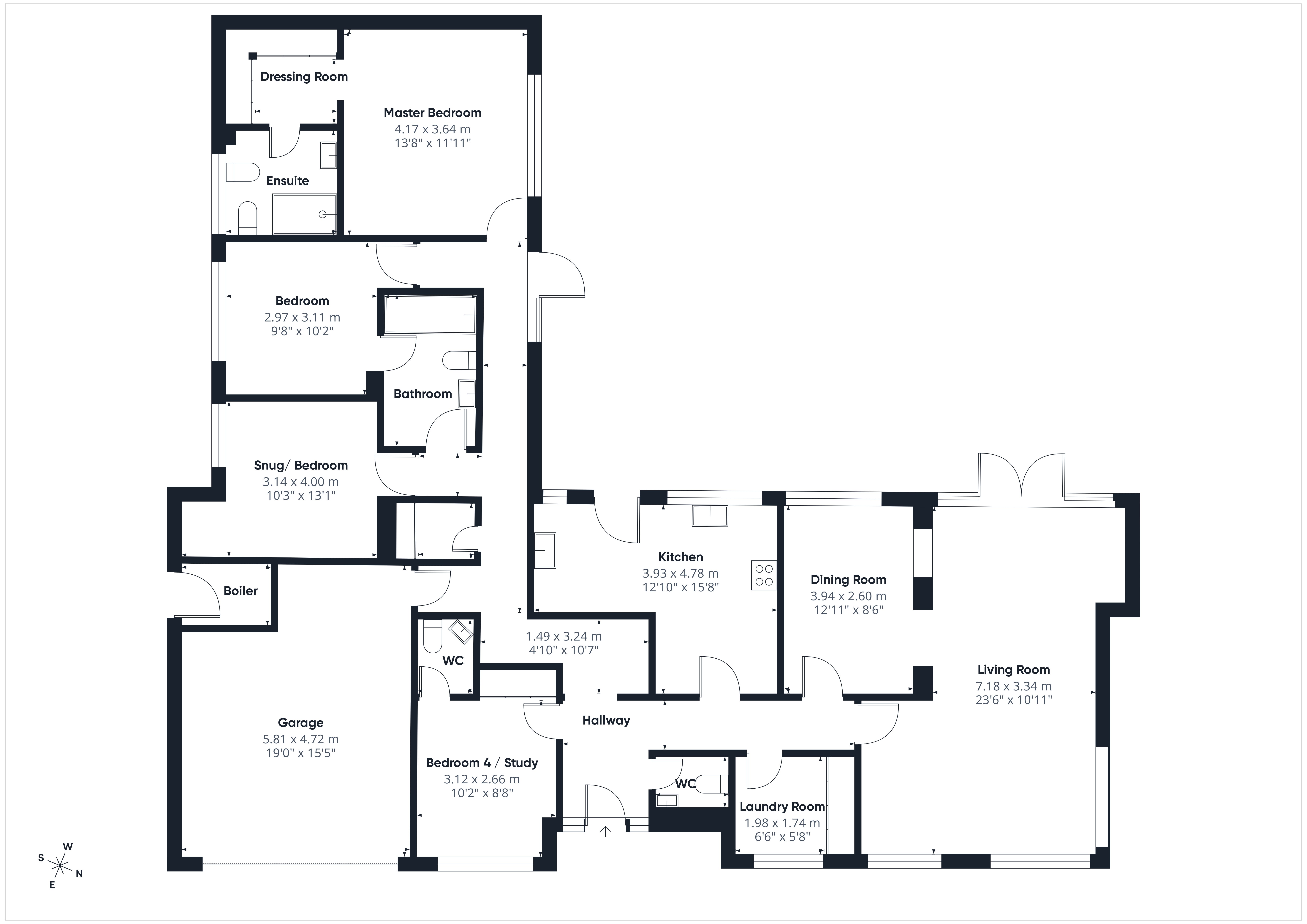 Summertrees,, Bridstow, Herefordshire floorplan