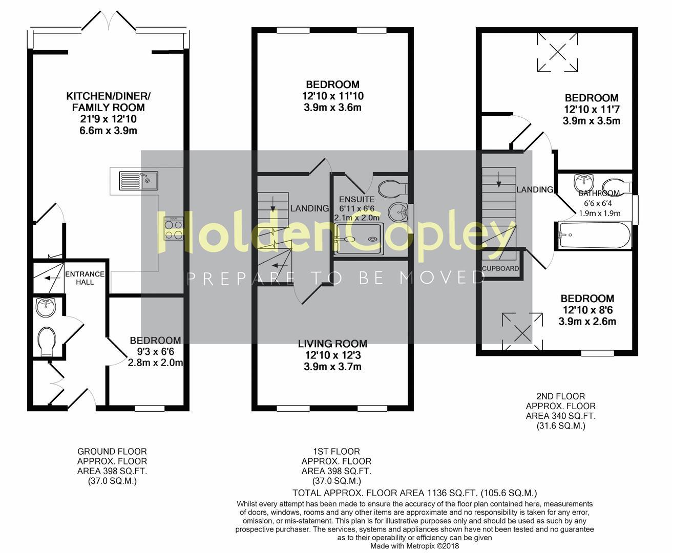 4 Bedrooms Town house for sale in Kenbrook Road, Hucknall, Nottinghamshire NG15