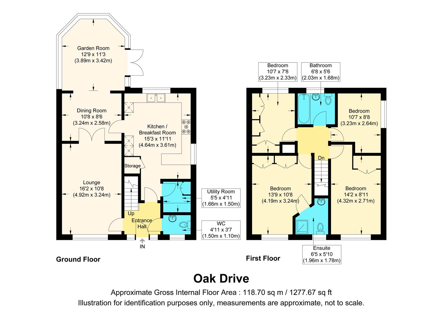 26, Oak Drive, Scunthorpe floorplan