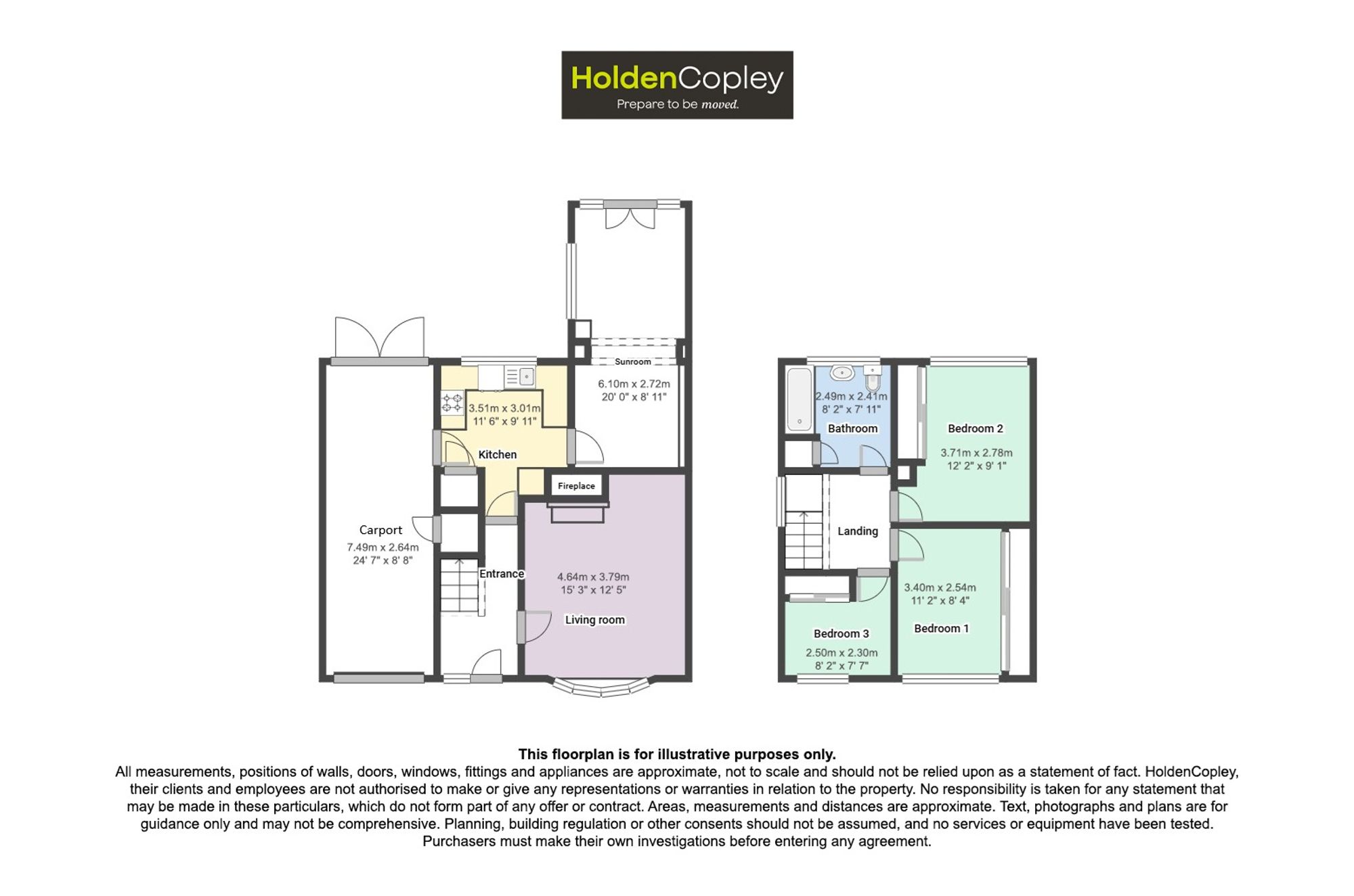 2 Frances Grove, Nottingham floorplan