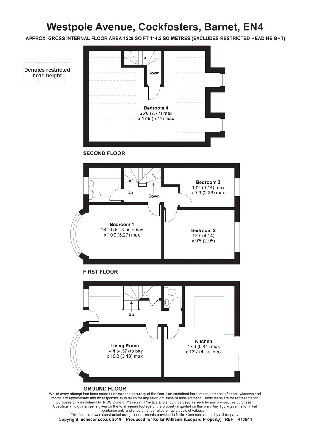 4 Bedrooms Terraced house for sale in Westpole Avenue, Cockfosters, London EN4
