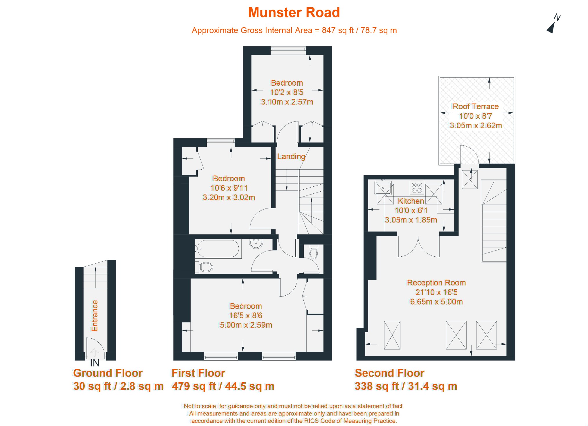 3 Bedrooms Flat to rent in Munster Road, Fulham, London SW6