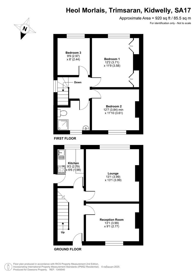 20, Heol Morlais, Kidwelly floorplan